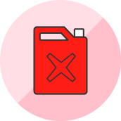 ガス欠時の給油